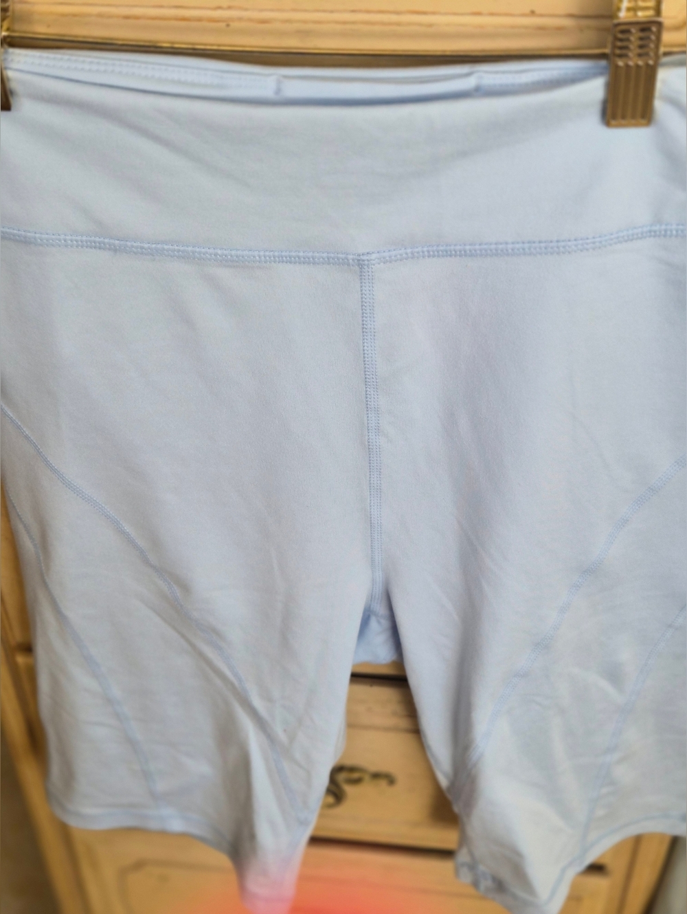 Free People Bike Shorts NWOT Size Lg Light Blue